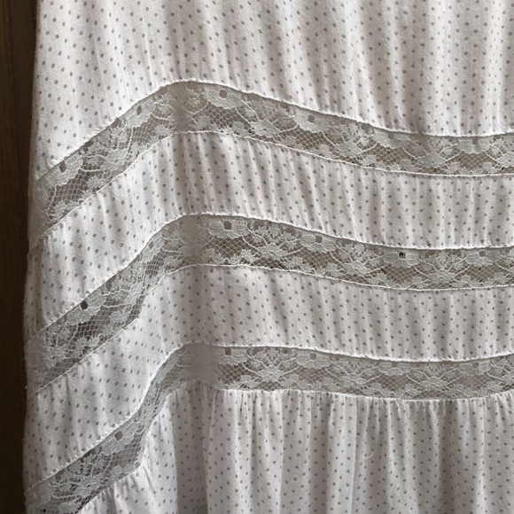 Free People White Voile and Lace Trapeze Slip Dress - Picture 5 of 10